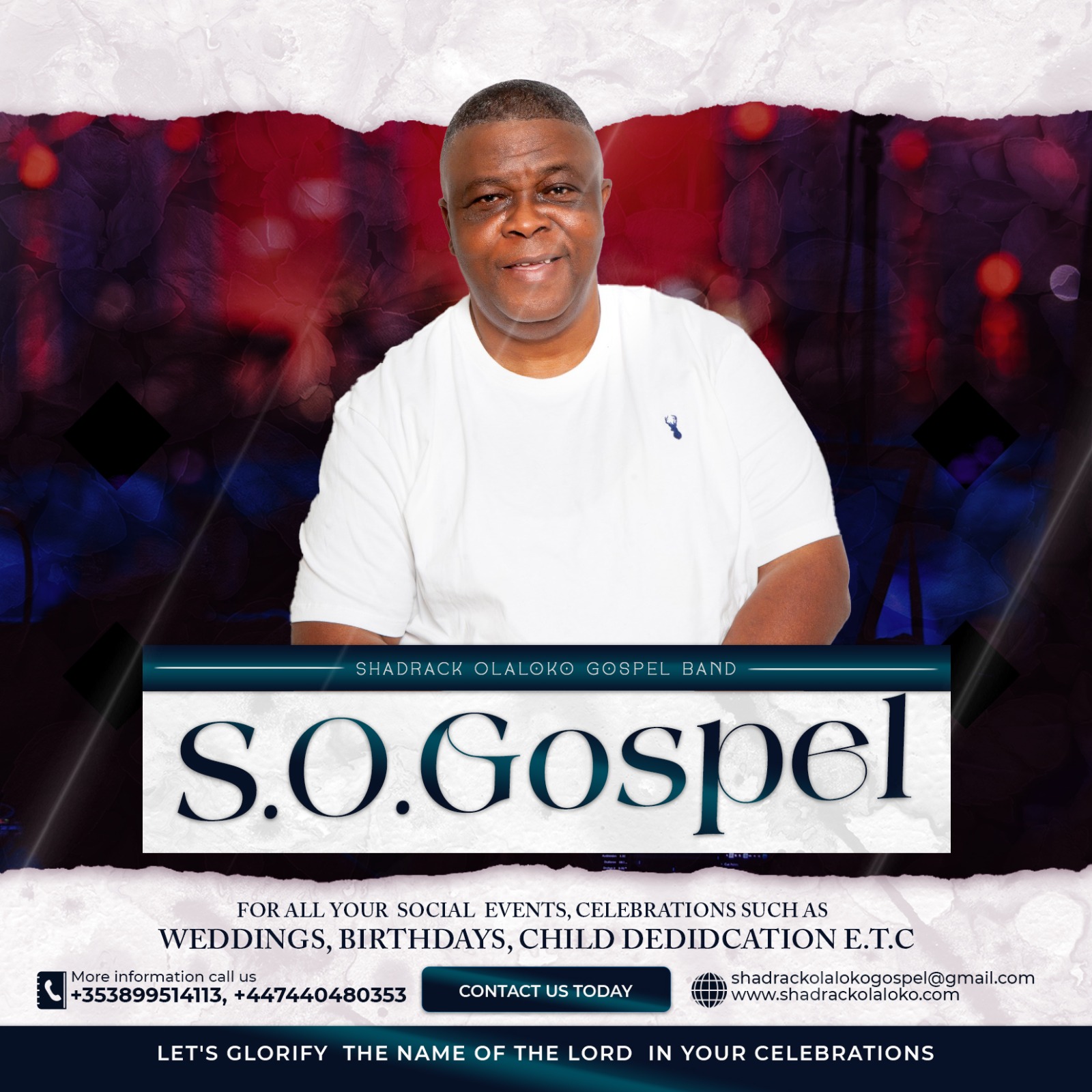 Shadrack Olaloko Live Performance